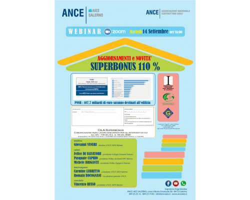 Aggiornamenti e  novità su superbonus 110%