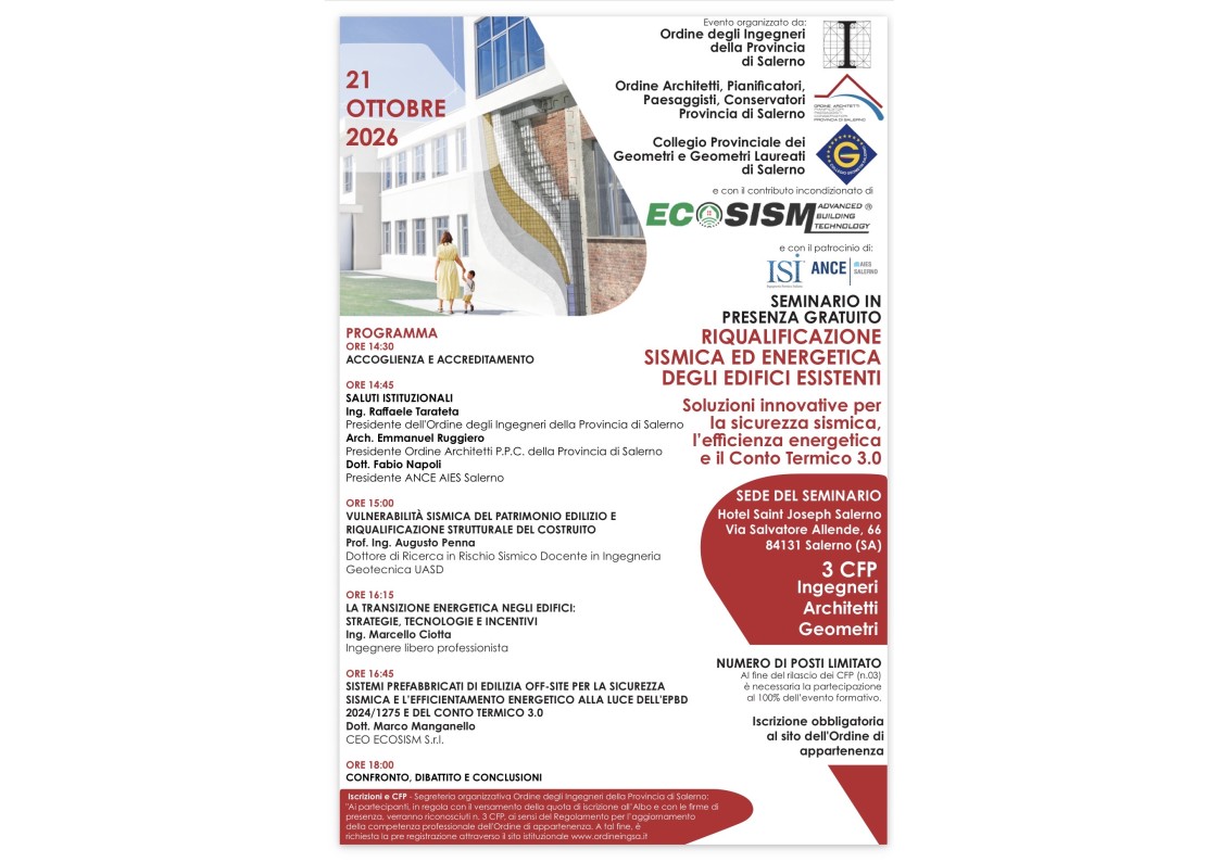 Riqualificazione sismica ed energetica