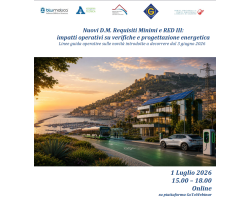 Nuovi D.M. Requisiti Minimi e RED III: impatti operativi su verifiche e progettazione energetica