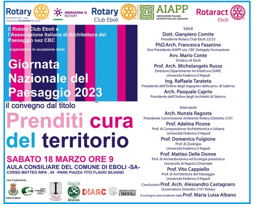 Prenditi cura del territorio- Convegno