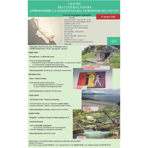CILENTO TRA CULTURA E NATURA APPROFONDIRE LA CONOSCENZA DEL PATRIMONIO DEL PNCVDA