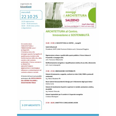 Assaggi di ARCHITETTURA - Salerno