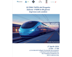 ULTIMA TAPPA del Progetto Salerno BIM in 80 giorni Espresso solo andata