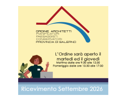 Orario di ricevimento Settembre 2026
