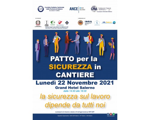 Patto per la sicurezza in cantiere