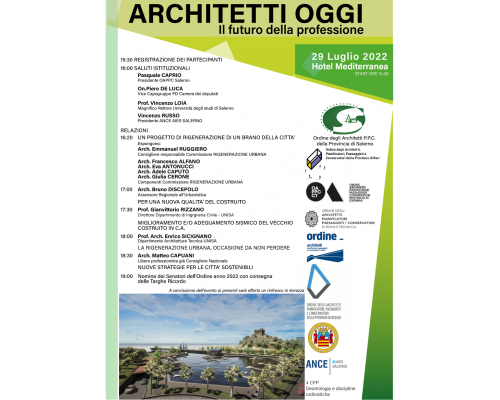 ARCHITETTI OGGI. Il FUTURO DELLA PROFESSIONE Seconda giornata