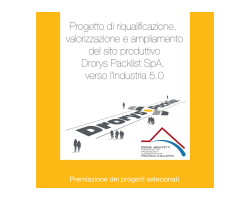 Progetto di riqualificazione, valorizzazione e ampliamento del sito produttivo Drorys- premiazione