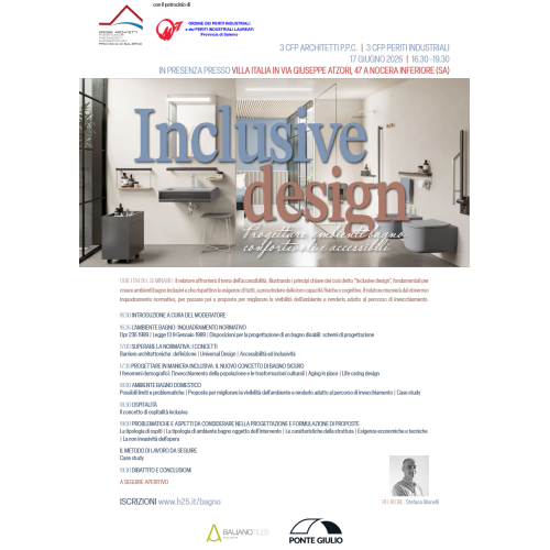 Inclusive design. Progettare ambienti bagno confortevoli e accessibili