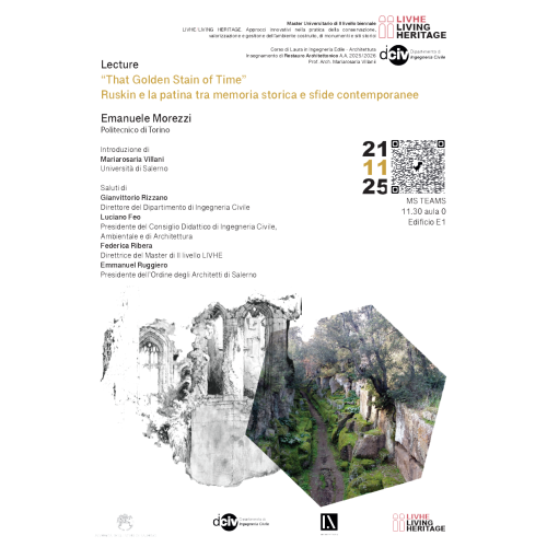 “That Golden Stain of Time” Ruskin e la patina tra memoria storica e sfide contemporanee