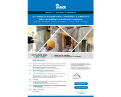 Seminario. Rinforzo strutturale  Eventi posticipati al 16 -17 settembre.