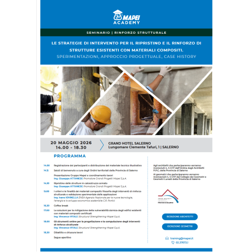 Seminario. Rinforzo strutturale 
