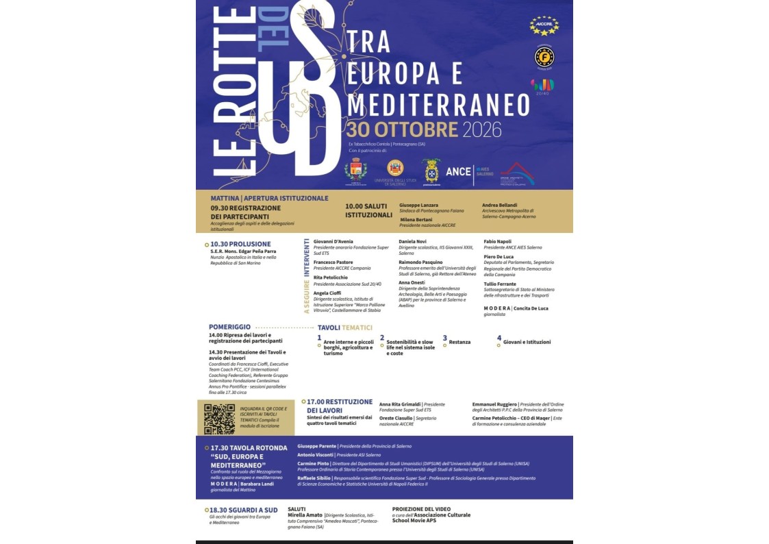 Le Rotte del Sud fra Europa e Mediterraneo 