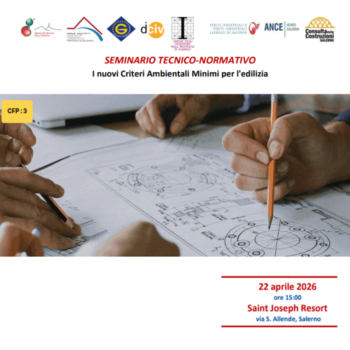 SEMINARIO TECNICO-NORMATIVO I nuovi Criteri Ambientali Minimi per l'edilizia