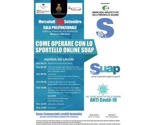 COME OPERARE CON LO SPORTELLO ONLINE SUAP